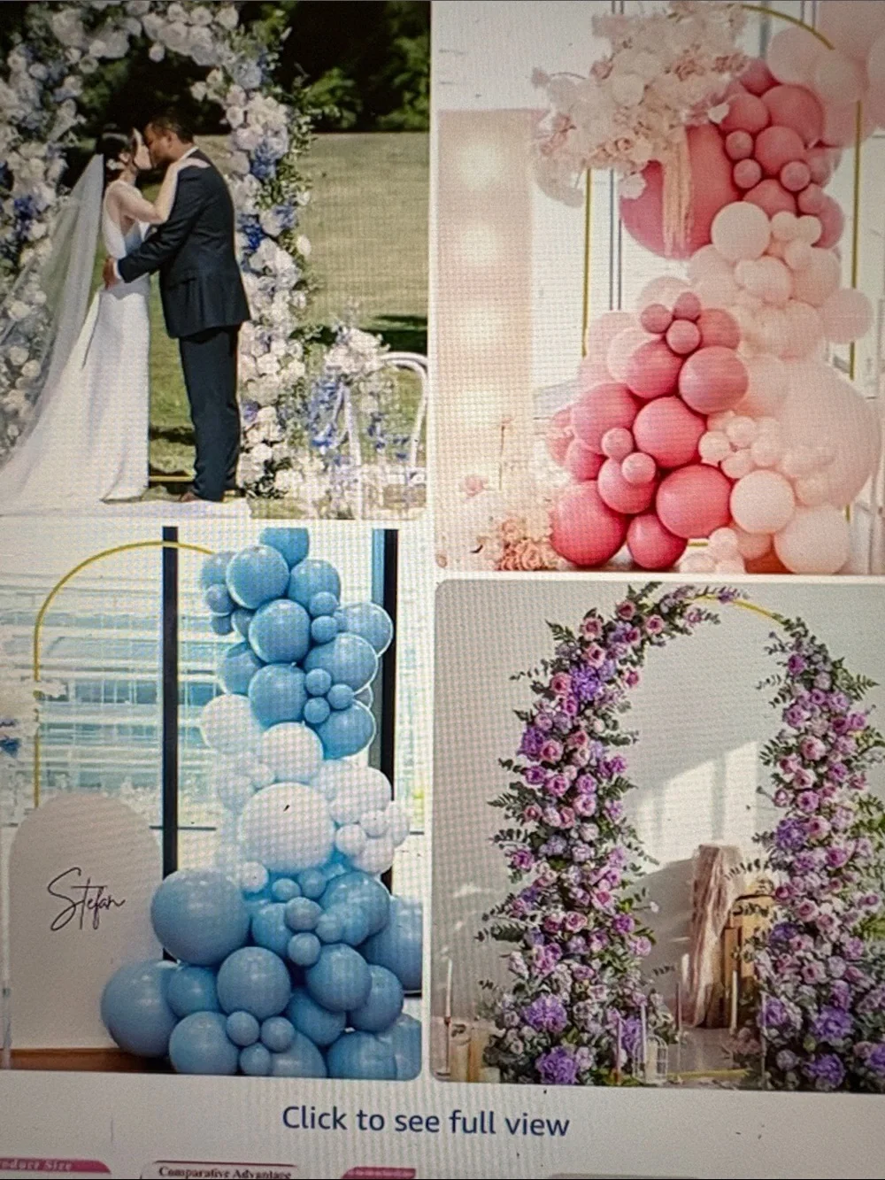6.6 ft metal arch stand with cover in ivory spandex fitted for decoration